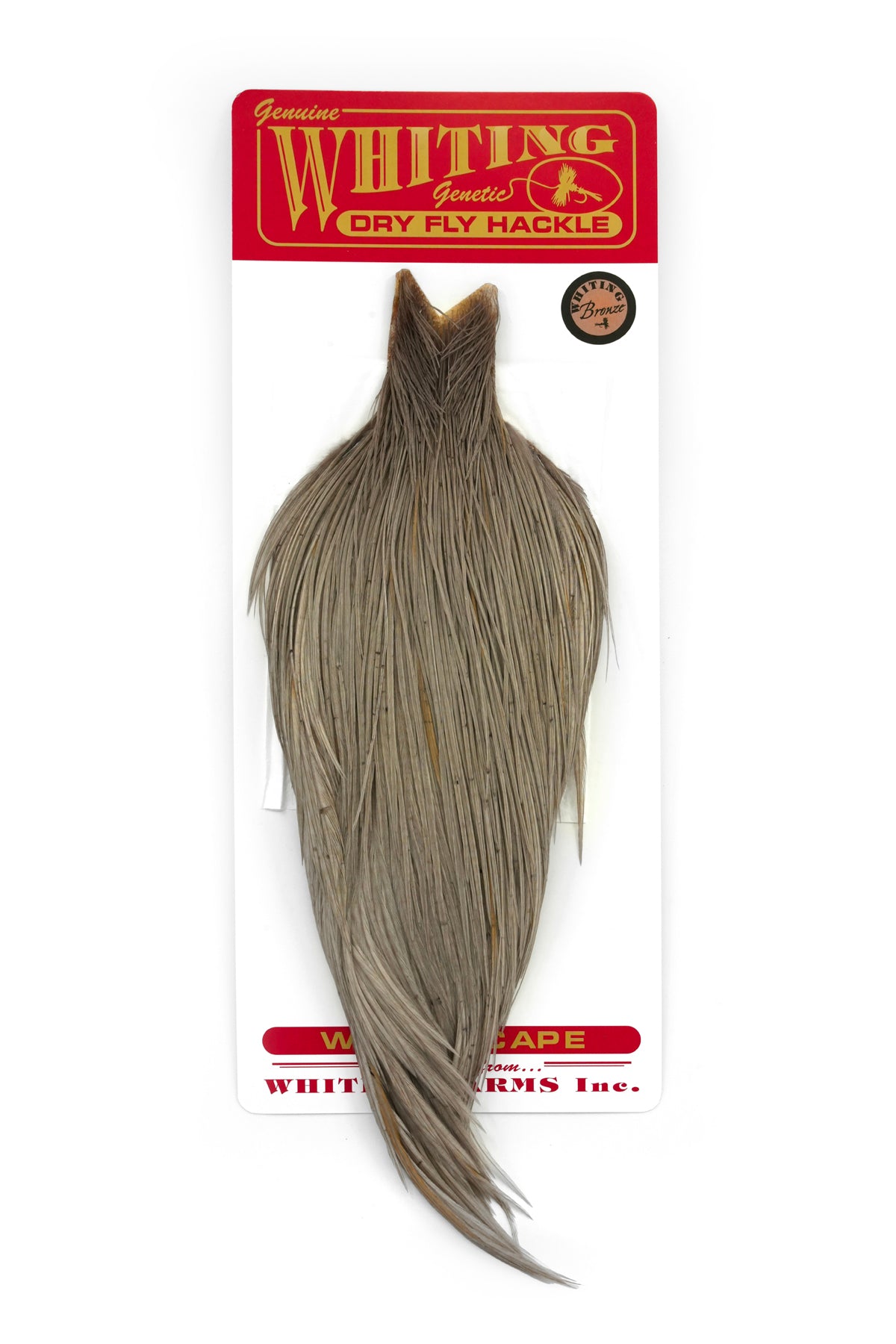 Whiting Bronze Cape ダングリズリー　ホワイティングハックル Whiting Bronze Cape ダングリズリー ホワイティングハックル