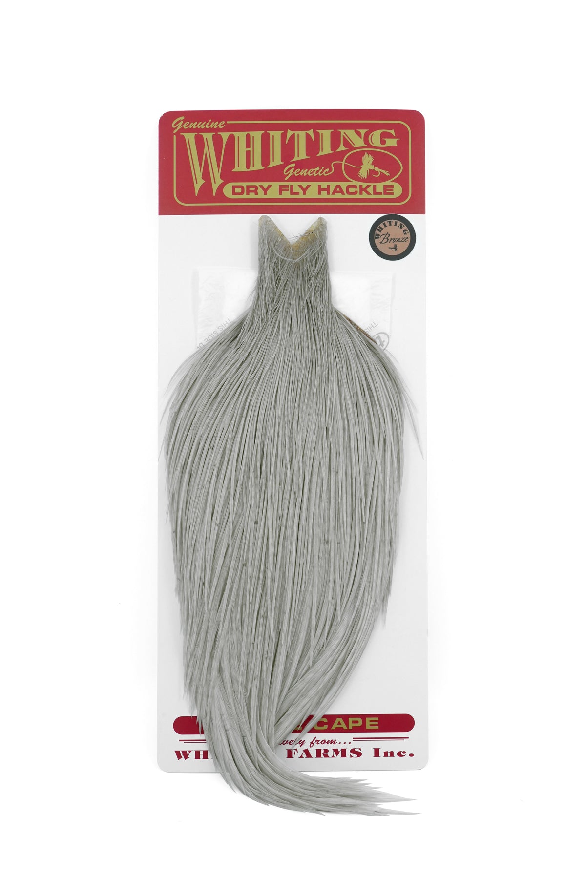Whiting フライマテリアル HI&Dry ゴールデンオリーブ Whiting Grizzly Golden Olive Rooster Capes and Saddles